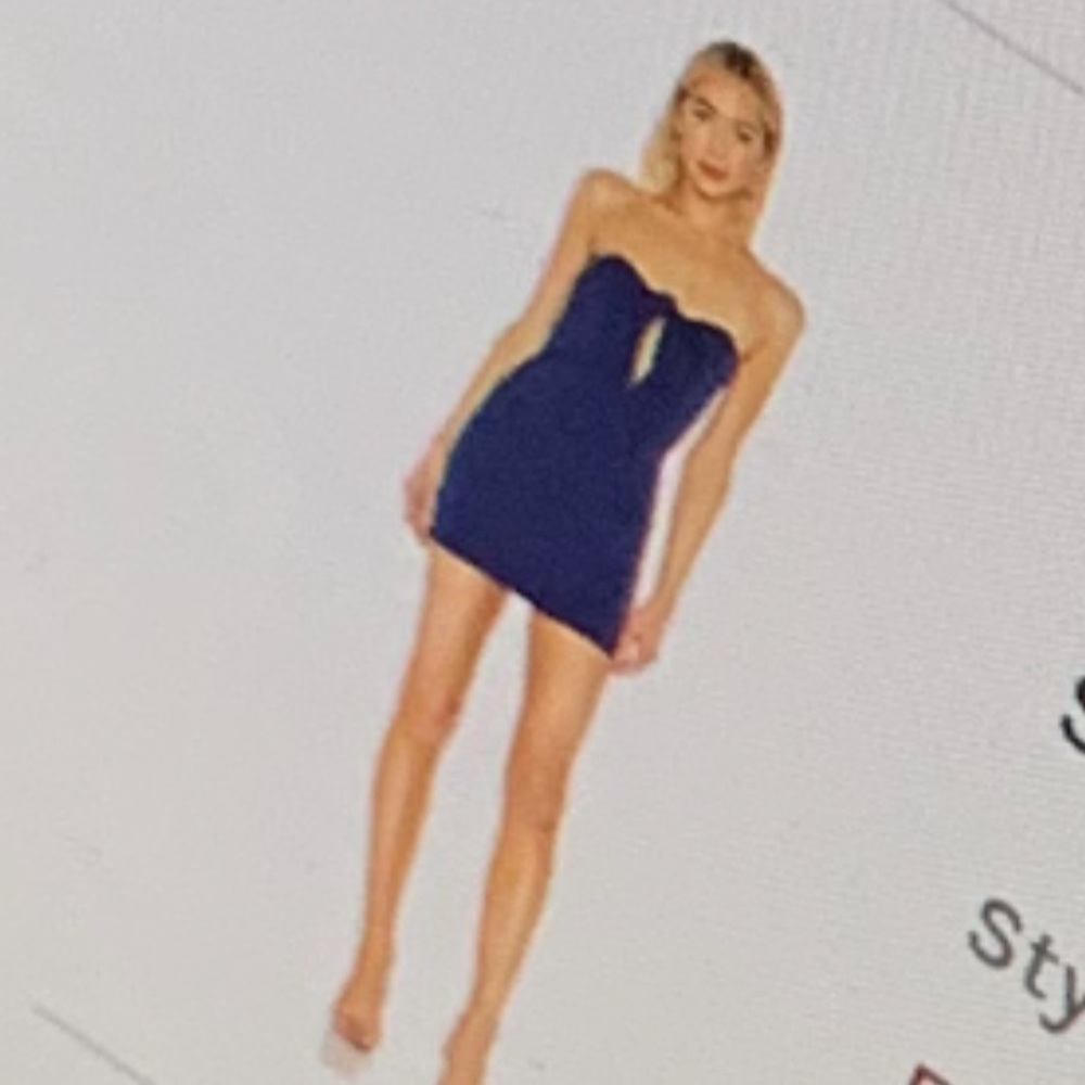 navy mini dress